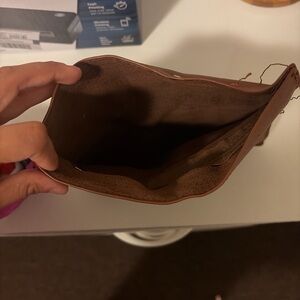 Forever 21 Brown Mini Wristlet Pouch